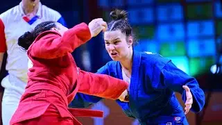SCHINDLER Sapir vs MAKSIMOVA Virineia. Cadets female 54 kg. European SAMBO Championships 2023