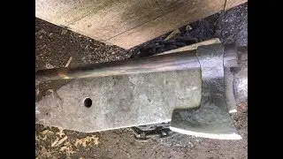 Forging a Viking axe 3!