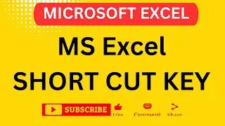 SHORTCUT KEY : EXCEL IN HINDI | MS office | Learn Excel | KP VERMA