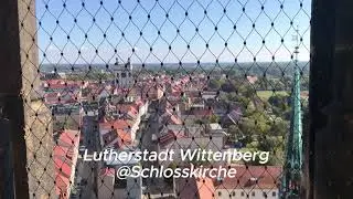 View of Lutherstadt Wittenberg from the Schlosskirche