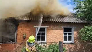 Ліквідація пожежі в смт  Диканька