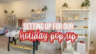VLOG: SETTING UP THE ESSBE HOLIDAY POP-UP | Sarah Brithinee