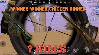 CHICKEN DINNER |SOLO MATCH |? KILLS | KAR98 + M416| PUBG MOBILE| MIAMAR|BY F1RE GAMER|