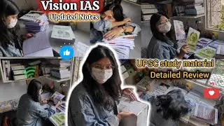 Vision IAS Complete GS Notes | UPSC Study Material (Notes Review) | UPSC Study Vlog 