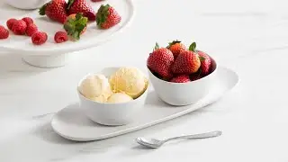 Delicious vanilla bean ice cream made easy in an ice cream maker 🍨