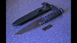 Tactical knife SKIF Ronin BSW - with and without guard.