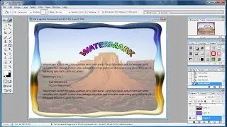 Photoshop tutorials |How to Add and Insert a Picture Watermark in Photoshop