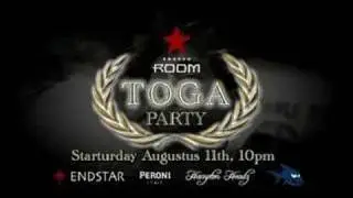 Star Room Toga Party Invite