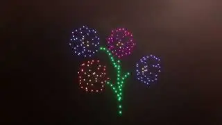 Drone Light Show  27TH anniversary Sunny Isles Beach Florida 2024