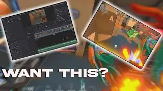 How to make an *INSANE* Valorant Montage on Davinci Resolve (Time Remapping and Visual Effects)