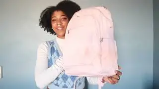 Bag smart pink laptop backpack