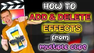 How To ADD & REMOVE EFFECTS FROM MULTIPLE CLIPS In Final Cut Pro X