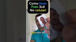 Como tirar foto 3x4 no celular! 