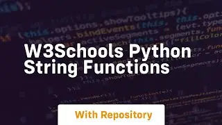 w3schools python string functions