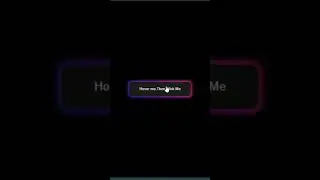 animated button in html css