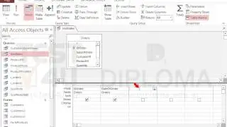 In the EndDates query insert one more column named EndDate that will display the value of the...