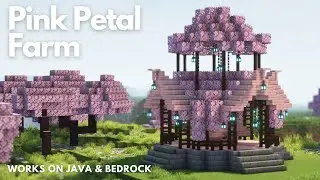 PINK PETAL FARM | Minecraft Tutorial | Java & Bedrock 26.1