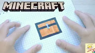 CHEST MINECRAFT - PIXEL ART - СУНДУК МАЙНКРАФТ_РИСУНКИ ПО КЛЕТОЧКАМ