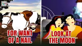 For Want Of Nail | Look At The Moon | Animated Nursery Rhymes | Juniors TV