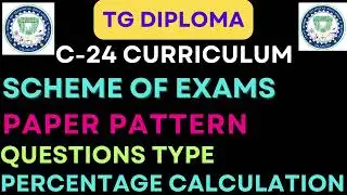 TG DIPLOMA SCHEME OF EXAMINATION|PAPER PATTERN|CGPA TO PERCENTAGE CALCULATION|Grading system|Credits