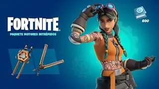 COMO CONSEGUIR EL NUEVO PAQUETE DE INICIO DE JULES MOTORES INTREPIDOS, FORTNITE TEMPORADA 3, CAP 4