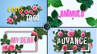 Trending Rose birthday Video Editing in Alight Motion Instagram trending video Editing app