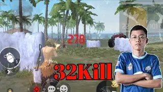 EVOSAimGOD SOLO SQUAD EPS4 32KILL
