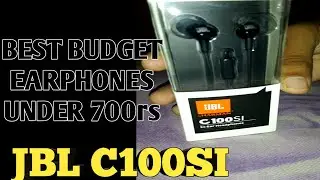 BEST BUDGET EARPHONES UNDER 700rs JBL C 100SI UNBOXING VIDEO By TECH GADGET LOVER