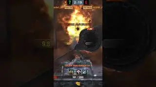 Лютый бой подписчика на Foch 155 В WOT Blitz. Тащилово в одного!...