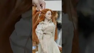 Плетение кос для принцессы Lissa #шарнирнаякукла #авторскаякукла #кукладлядуши