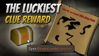 I rolled the luckiest clue scroll reward EVER in OSRS