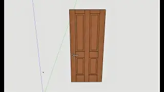 How to make Door in SketchUp
