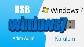 Windows 7 USB kurulum Adım Adım Basit Anlatım (Sony Notebook)