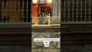 Ensayo del grito de independencia de México! Último grito de AMLO! #mexico