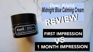 Dear Klairs' Midnight Calming Blue Cream REVIEW