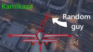 DOING KAMIKAZE ON RANDOM PEOPLE IN GTA V!