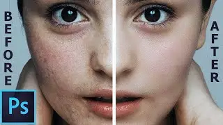 Face Retouching. How To Retouch Face in Photoshop. How to make  Glowing Skin Tone in Photoshop Hindi