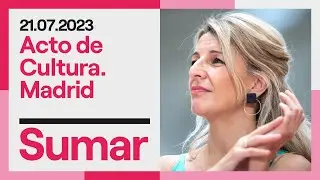 Acto de Cultura. Madrid