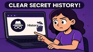 How to delete search laptop history on google permanently in incognito mode