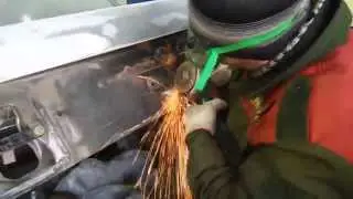 Ауди 100, кузовной ремонт.