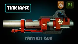 Fantasy Gun Game Asset ( Timelapse )