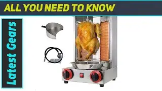 Exploring the NJTFHU Shawarma Grill Doner Kebab Machine: Gas Gyro Broilers for Home Cooking!