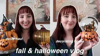 fall & halloween haul and decorating my house for the season 🎃