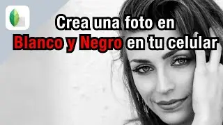 Cómo crear una foto en BLANCO Y NEGRO en el celular - SNAPSEED App Tutorial de Fotografía