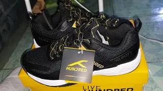 Unboxing Sepatu Hundred Velocity Black Gold