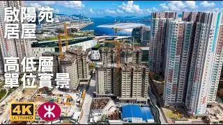 【啟陽苑 居屋】 高低層單位實景｜2幢40層1840伙｜啟德車站廣場｜德高道 沐和街8號｜宋王臺站｜啟德體育園｜啟德簡約公屋｜天璽天｜ AIRSIDE｜啟欣苑 啟悅苑 啟盈苑