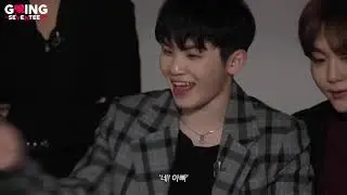 Literally nothing else but Woozi laughing for 2 mins straight