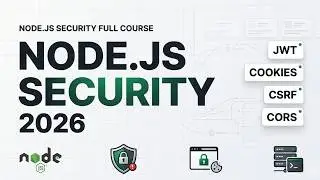 Node.js Security in Production & Deployment Full Course 2026 | JWT, Cookies, CSRF, CORS