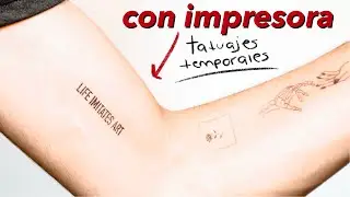 DIY tatuajes temporales ~ AeStHeTiC ~ fáciles *con impresora*