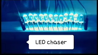 LED chaser with 7  cool effects